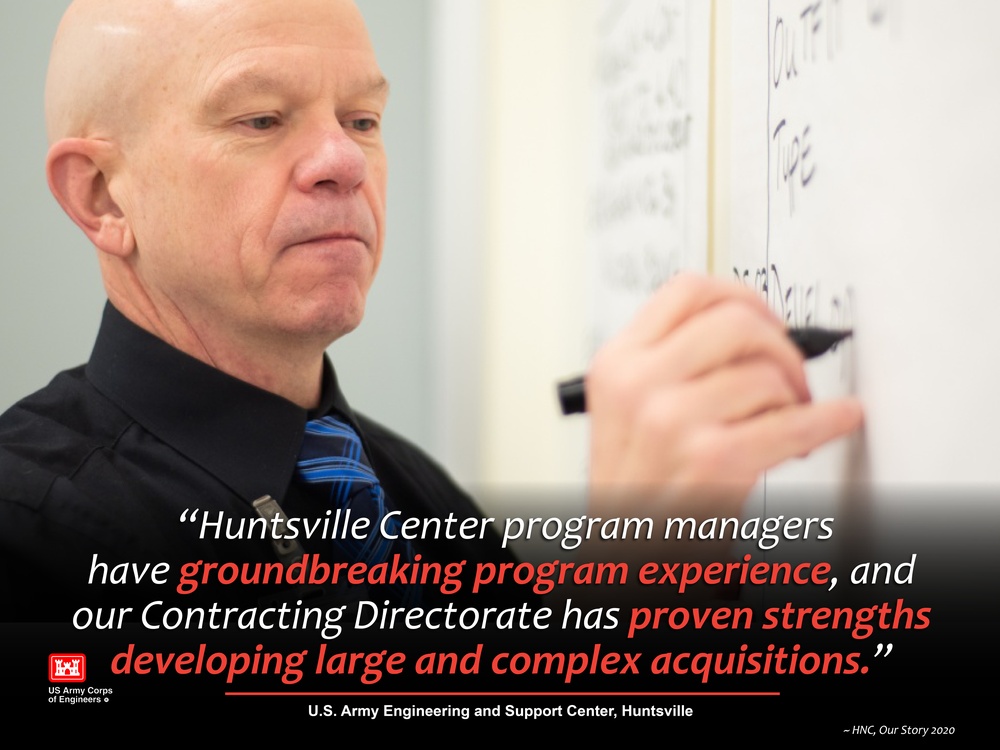 Our Story 2020 ~ U.S. Army Corps of Engineers, Engineering and Support Center, Huntsville ~ Delivering Innovation!