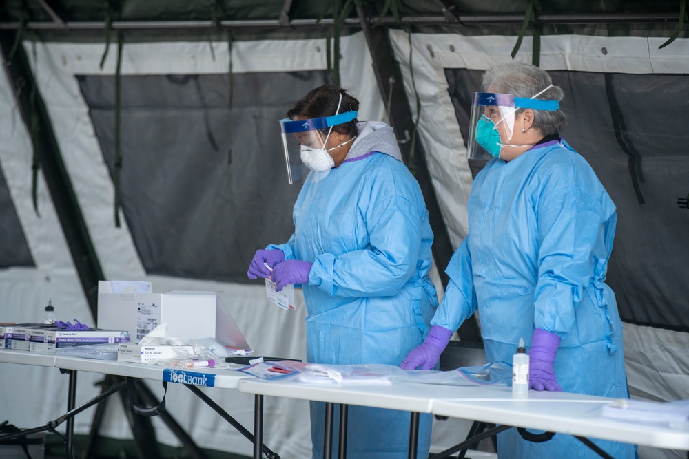 MDNG Establishes New COVID-19 Testing Site at Lake Clifton Park