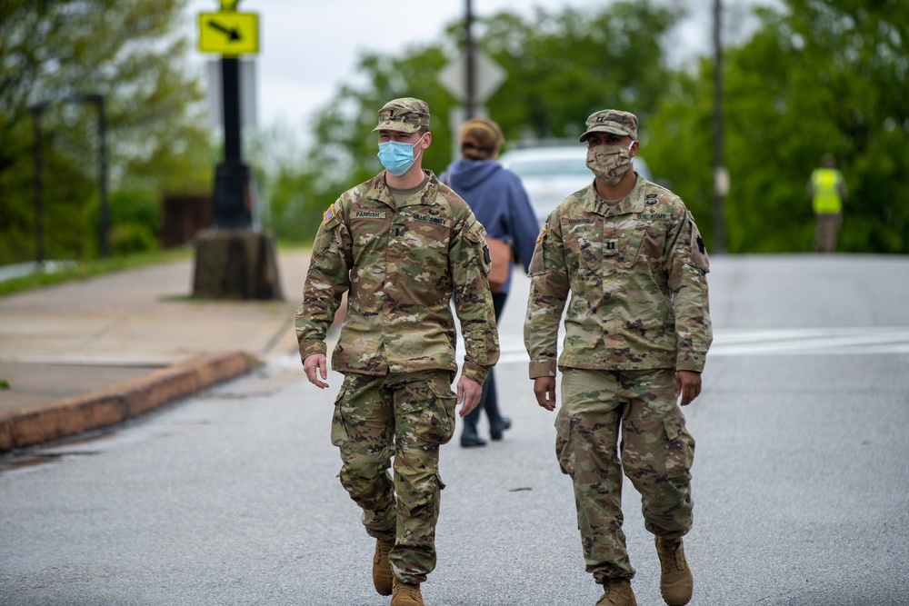 MDNG Establishes New COVID-19 Testing Site at Lake Clifton Park