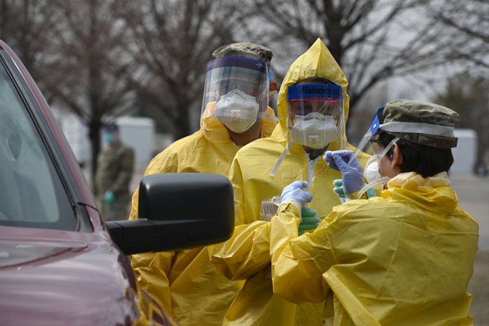 N.D. National Guard is helping state conduct voluntary COVID-19 testing