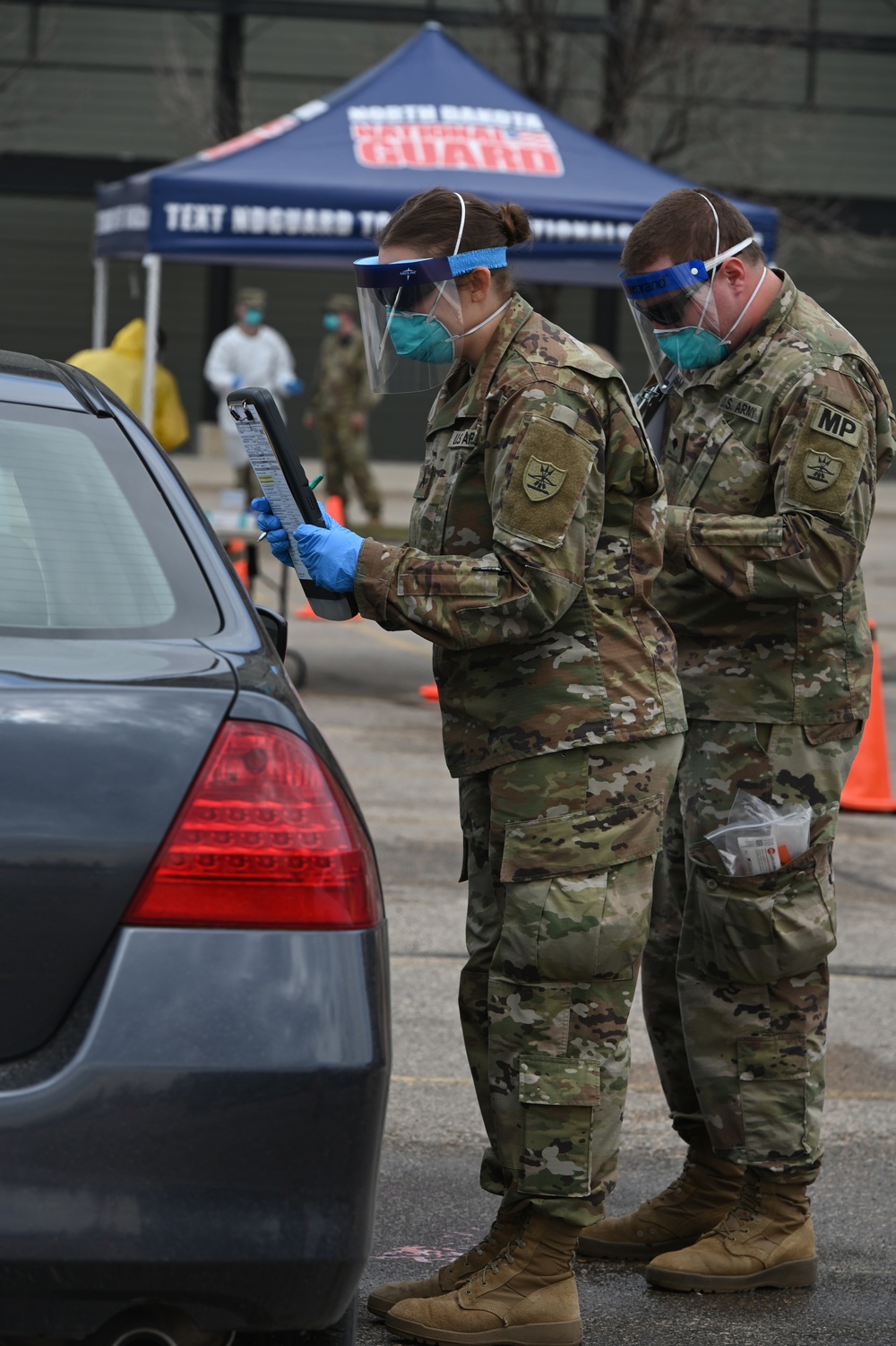 N.D. National Guard is helping state conduct voluntary COVID-19 testing