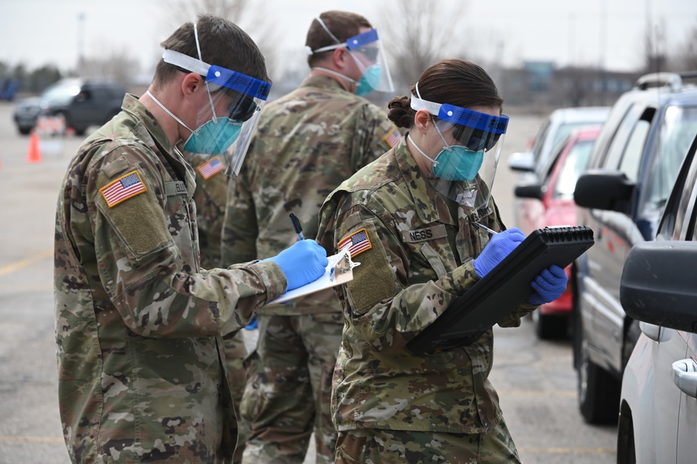 N.D. National Guard is helping state conduct voluntary COVID-19 testing