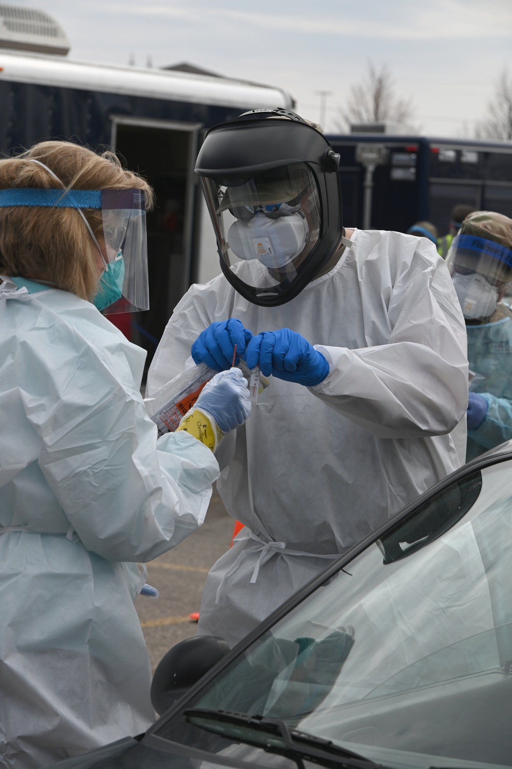 N.D. National Guard is helping state conduct voluntary COVID-19 testing