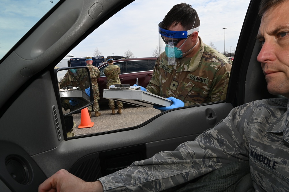 N.D. National Guard is helping state conduct voluntary COVID-19 testing