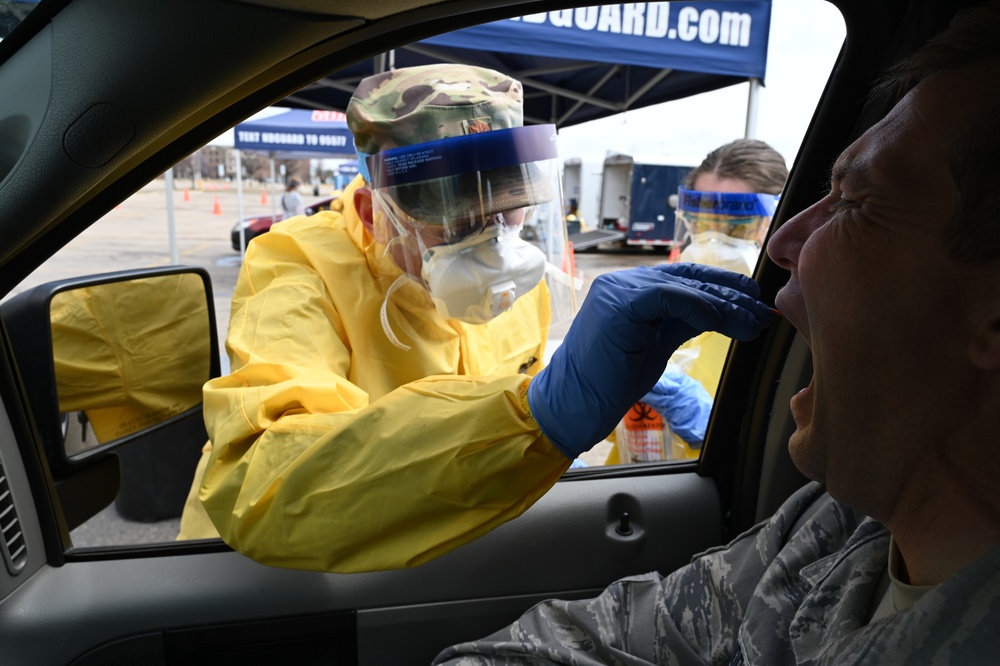 N.D. National Guard is helping state conduct voluntary COVID-19 testing