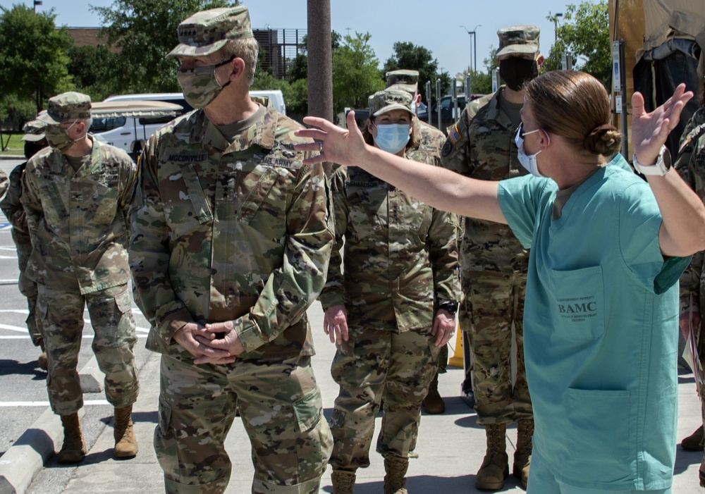 CSA visits BAMC