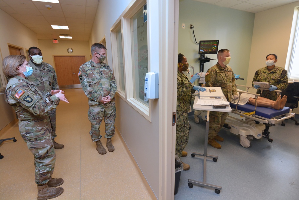 CSA and SMA visits JBSA