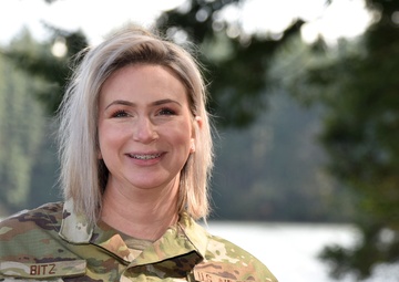 Funny lady SrA Katy Bitz finds her home in the 142nd Wing