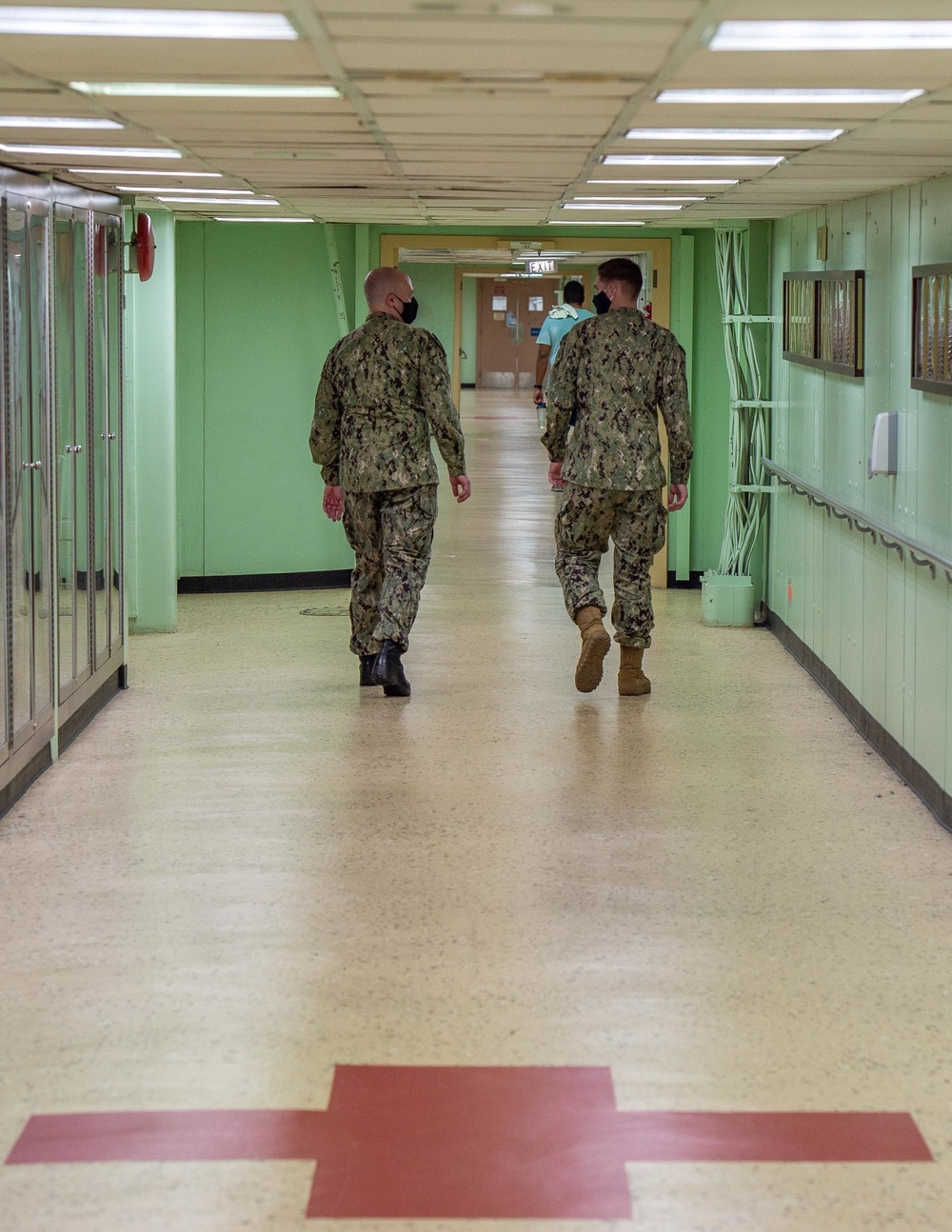 USNS Mercy Religious Program Specialist Makes Rounds