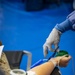 The 13th Marine Expeditionary Unit hosted a blood drive to support the Armed Services Blood Program, a joint military operation that provides blood donations directly to service members and their families.