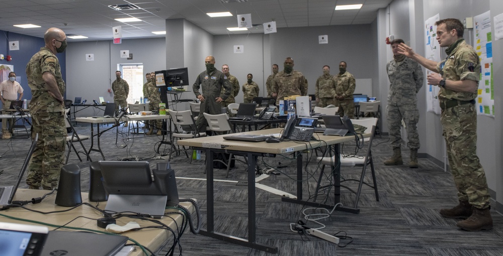 Air Combat Commander visits Task Force-Southeast
