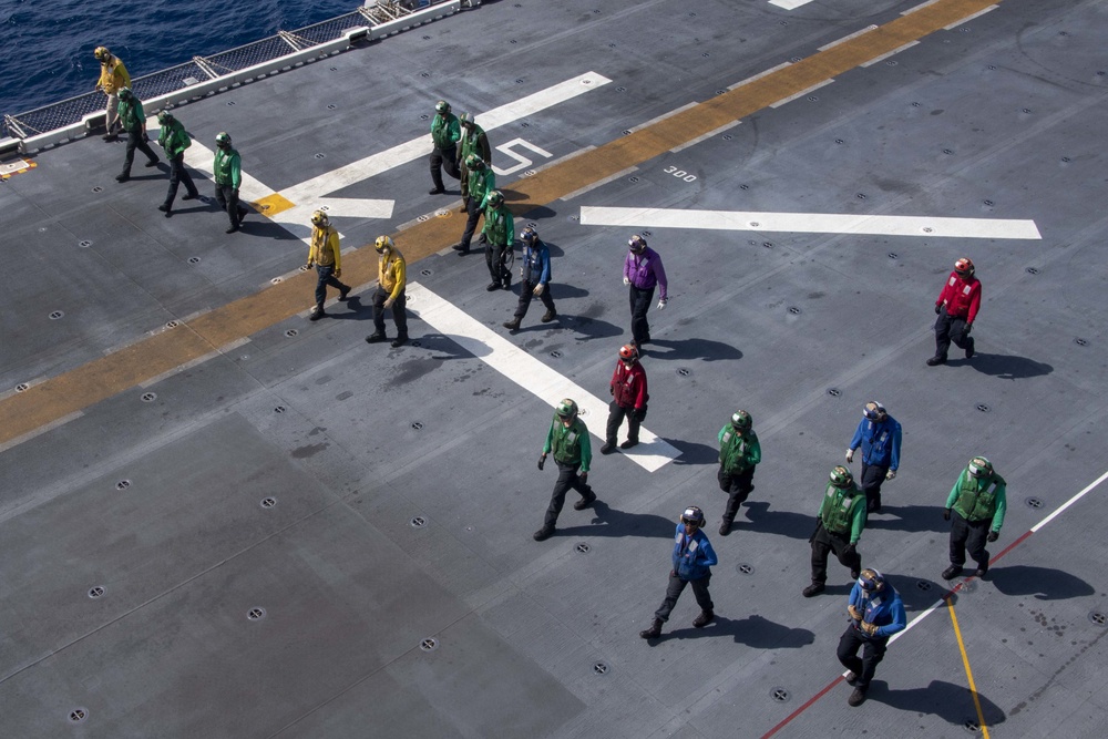 USS America (LHA 6) Conducts Flight Operations