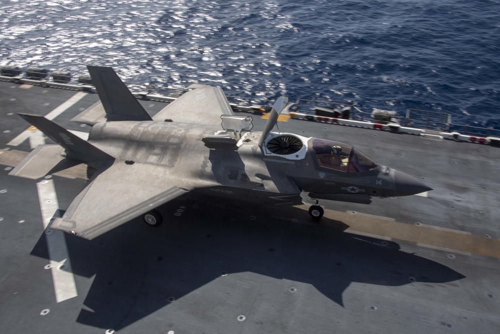 USS America (LHA 6) Conducts Flight Operations