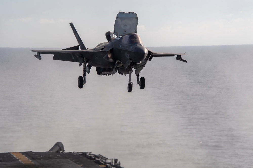 USS America (LHA 6) Conducts Flight Operations