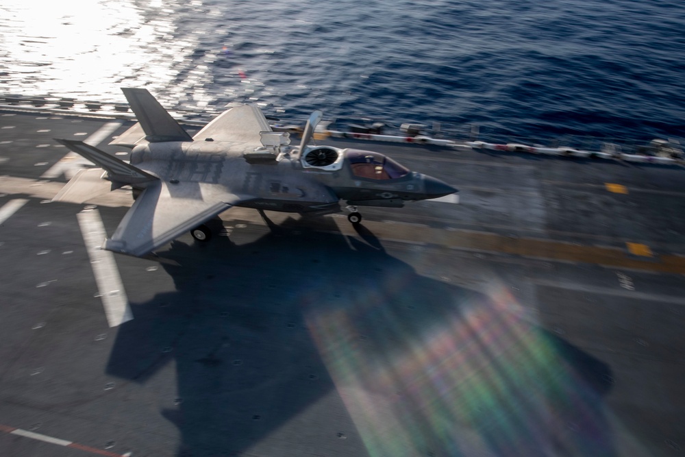 USS America (LHA 6) Conducts Flight Operations