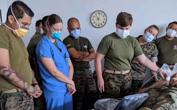 3rd Medical Battalion Sailors conduct ICU training
