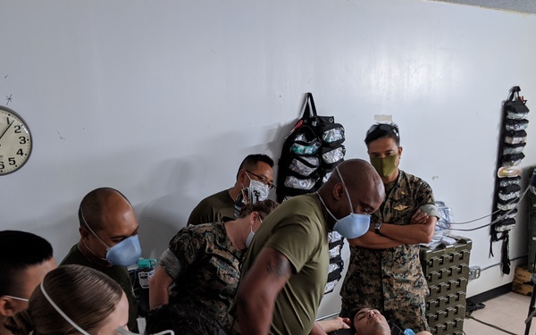 3rd Medical Battalion Sailors conduct ICU training