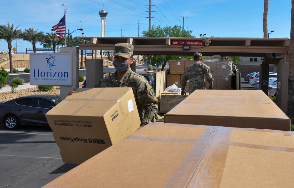 Task Force 17th Delivers Medical Supplies to Las Vegas Healthcare Partners
