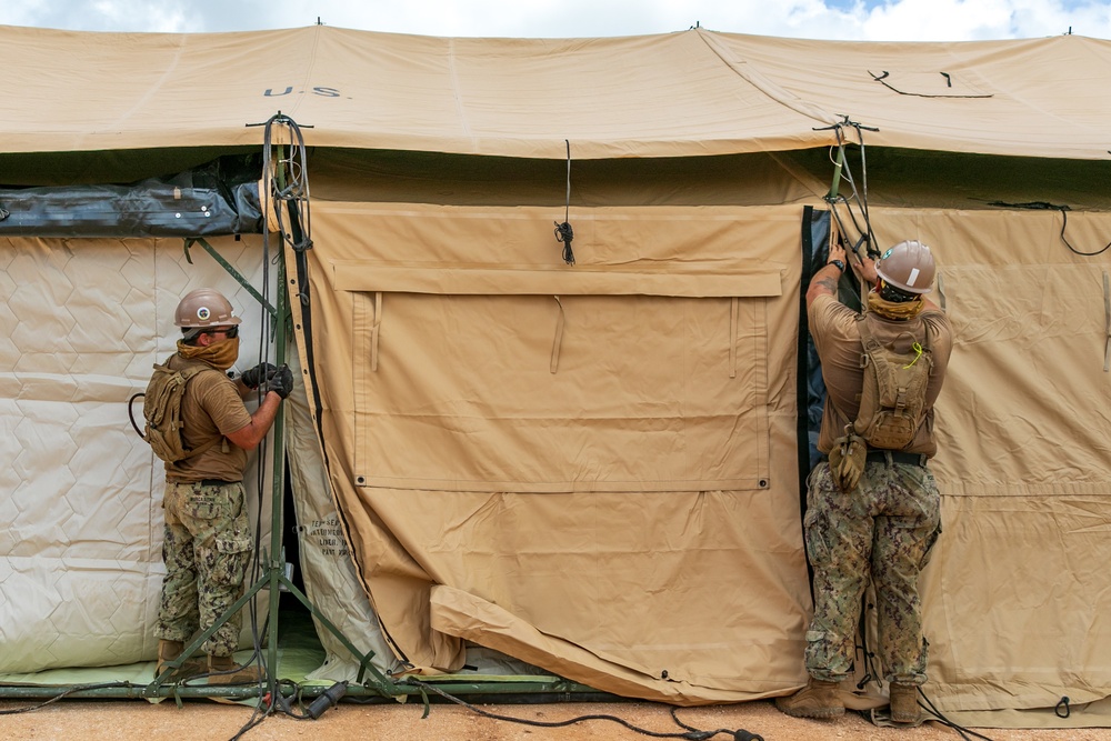 Seabees Begin Installation of EMF Medical Equipment