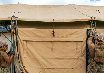 Seabees Begin Installation of EMF Medical Equipment