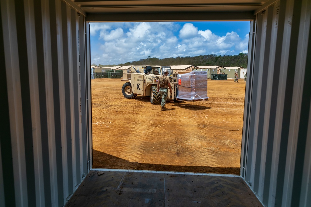 Seabees Begin Installation of EMF Medical Equipment