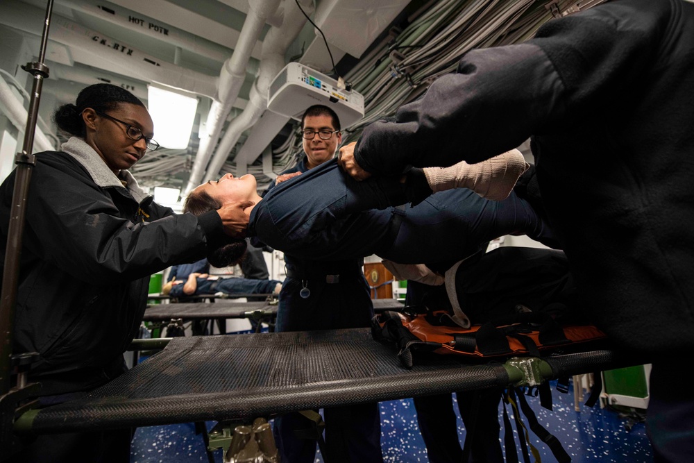 USS New Orleans Mass Casualty Drill