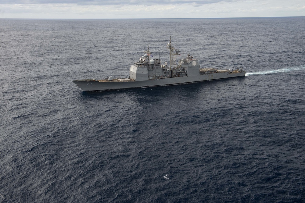 Vella Gulf Conducts Convoy Operations in the Atlantic Ocean