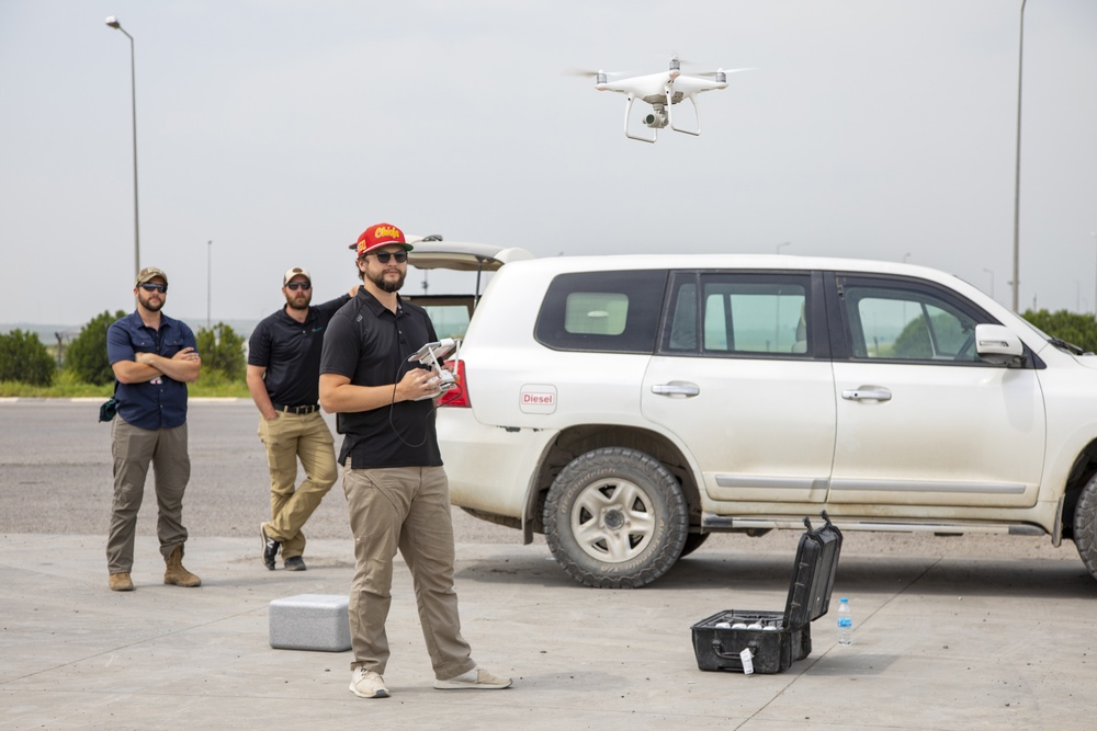 Counter unmanned aerial system training exercise