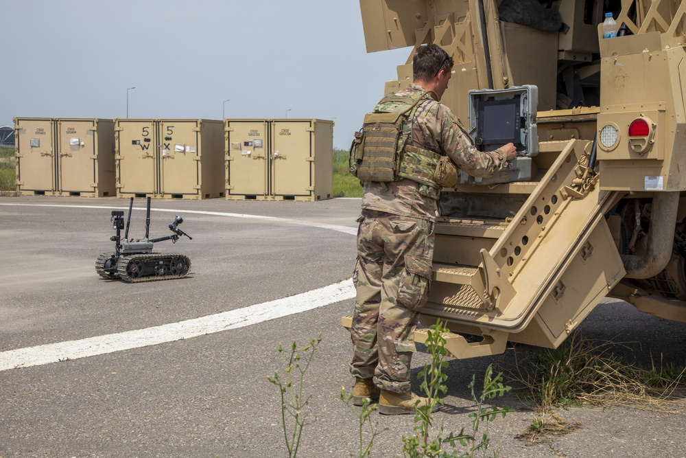 Counter unmanned aerial system training exercise