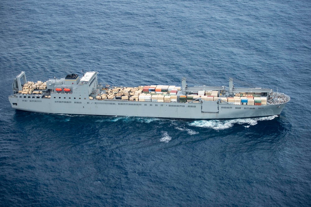 Vella Gulf Conducts Convoy Operations in the Atlantic Ocean