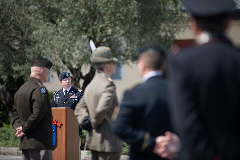 USAG Italy Commemorates Italy’s Liberation Day Memorial Observance