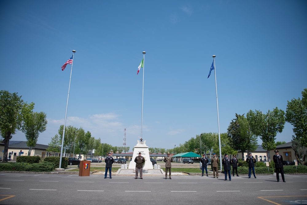 USAG Italy Commemorates Italy’s Liberation Day Memorial Observance