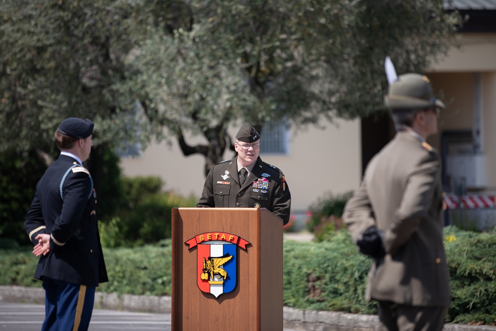 USAG Italy Commemorates Italy’s Liberation Day Memorial Observance