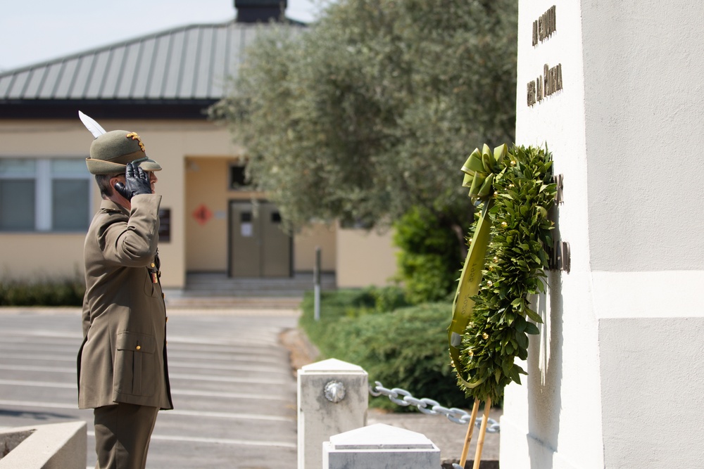 USAG Italy Commemorates Italy’s Liberation Day Memorial Observance