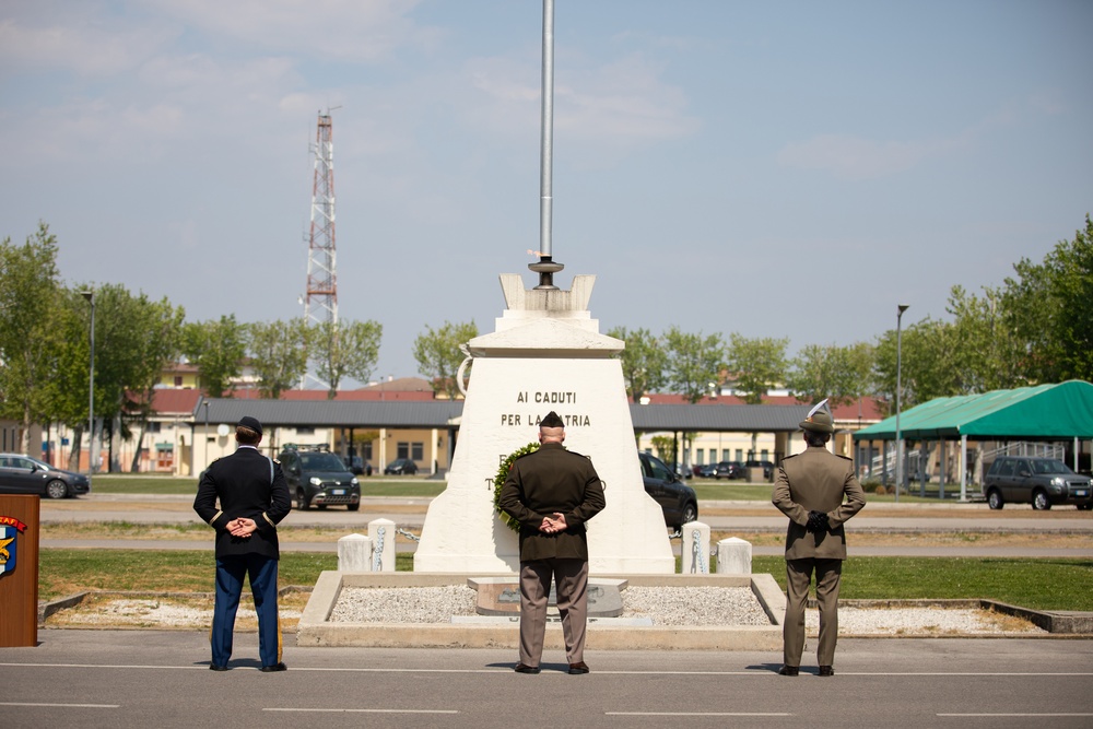 USAG Italy Commemorates Italy’s Liberation Day Memorial Observance