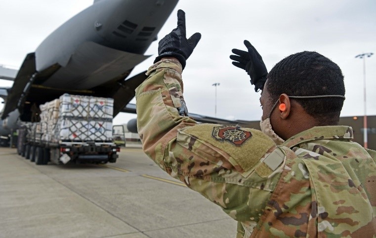 727th Air Mobility Squadron delivers during COVID-19 medical cargo mission