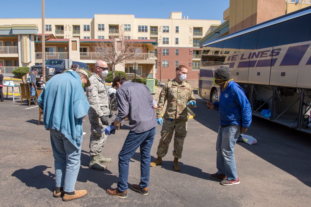 Colorado National Guard Members support the COVID-19 Response Efforts