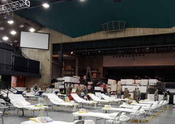 146th AW Airmen set up federal medical station in Redding