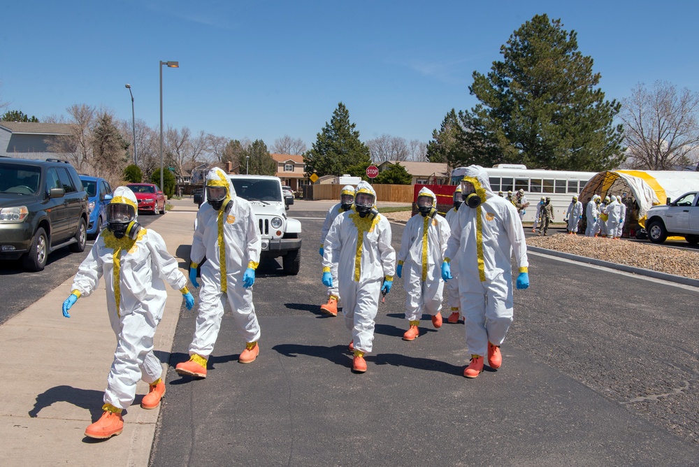 Colorado National Guard Members support the COVID-19 Response Efforts