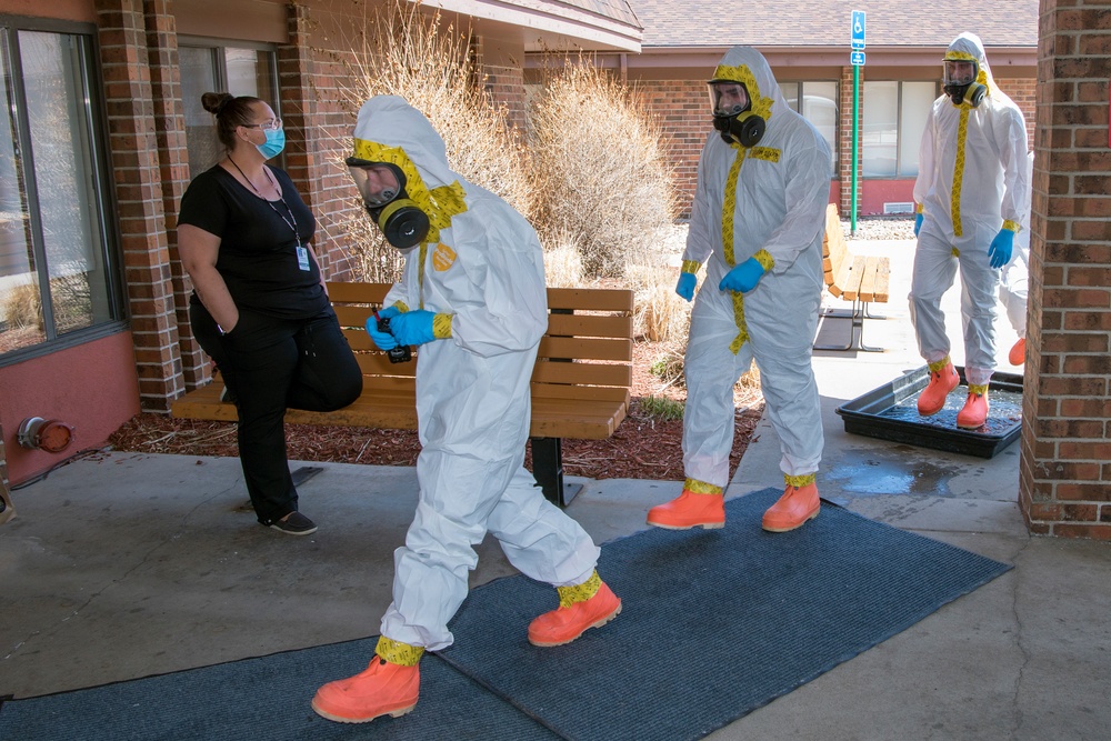 Colorado National Guard Members support the COVID-19 Response Efforts