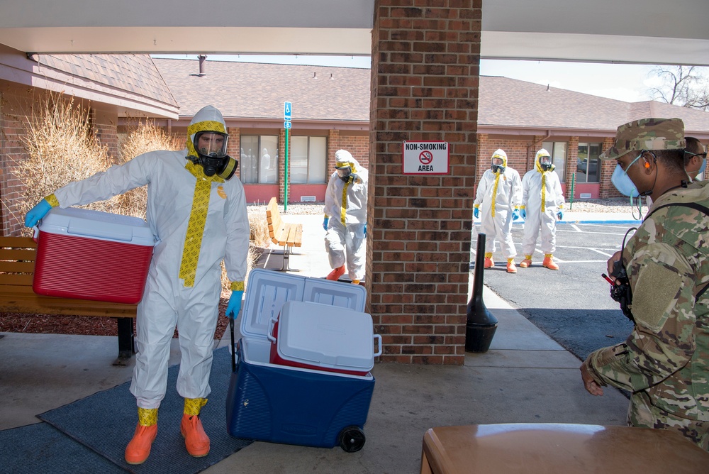 Colorado National Guard Members support the COVID-19 Response Efforts