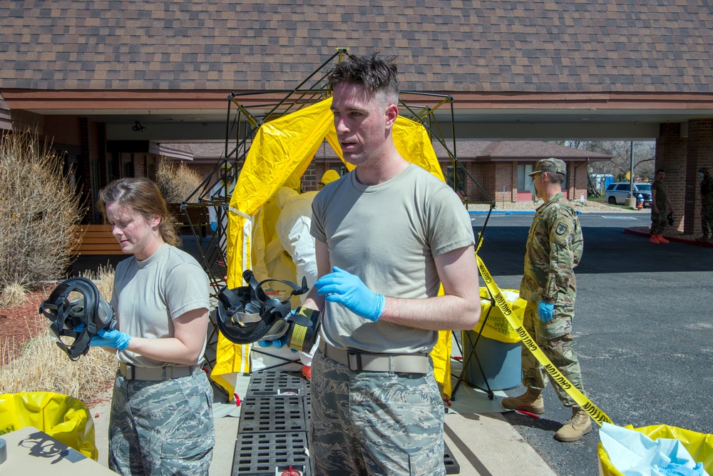 Colorado National Guard Members support the COVID-19 Response Efforts