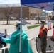 Iowa National Guard assists COVID-19 testing site