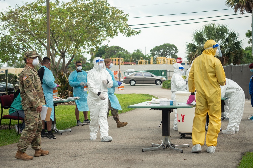 53rd Brigade Support Battalion Conducts Mobile Testing in Palm Beach County