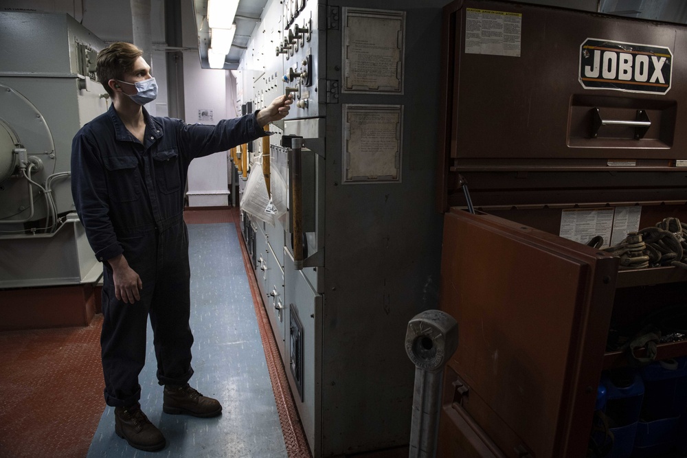 Civil Service Mariners Aboard USNS Comfort