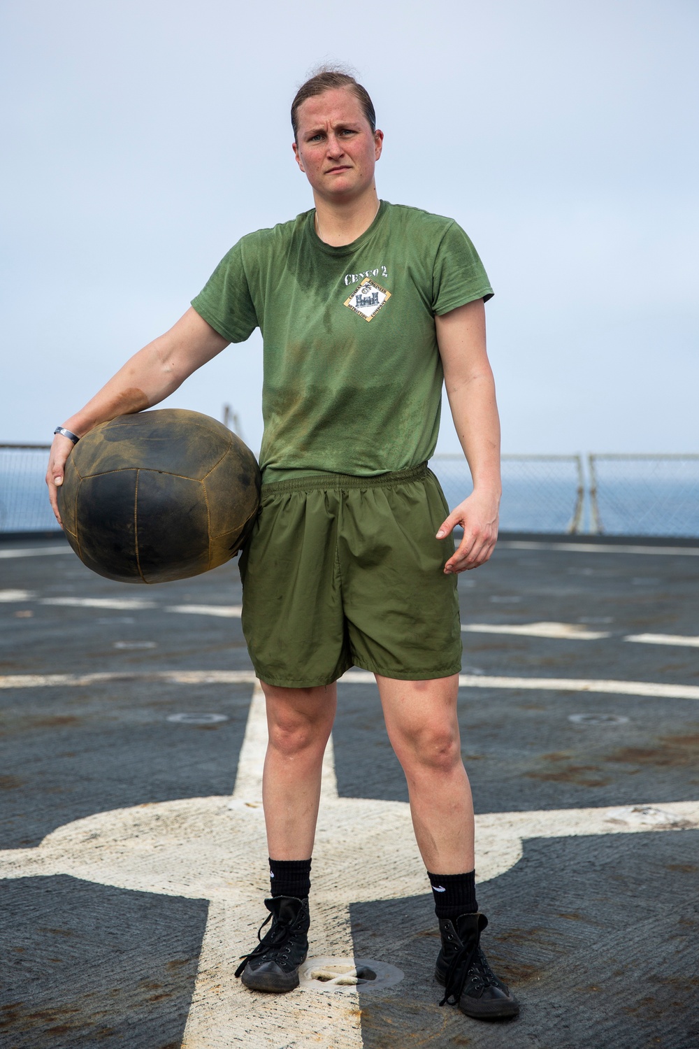 Pumped up: 31st MEU, CLB-31 participates in HITT workout