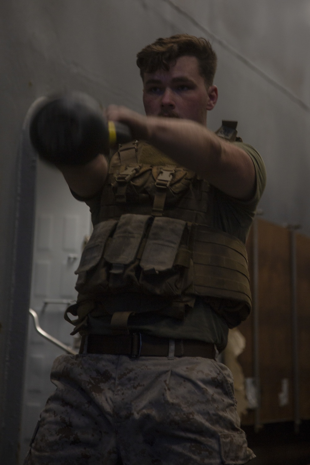 Fighting the fatigue: Marines with CLB-31, 31st MEU conduct machine gun operation drills