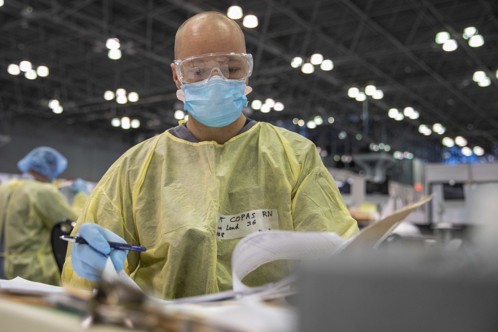 Air Force Capt. John Copas working at JNYMS