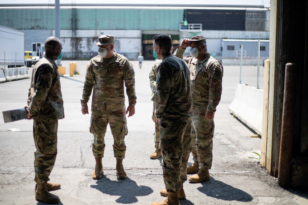 ARNORTH CSM Visits 54th Quartermaster Company Soldiers