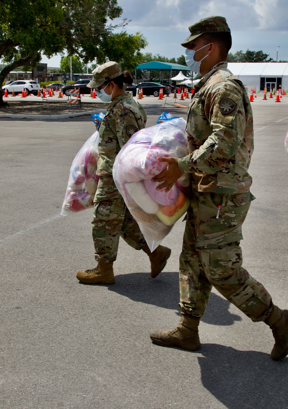 Operation Teddy Bears' second delivery at CBTS Hard Rock Stadium